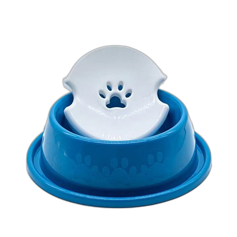 Bebedouro Pelos Longos para Cães - Azul