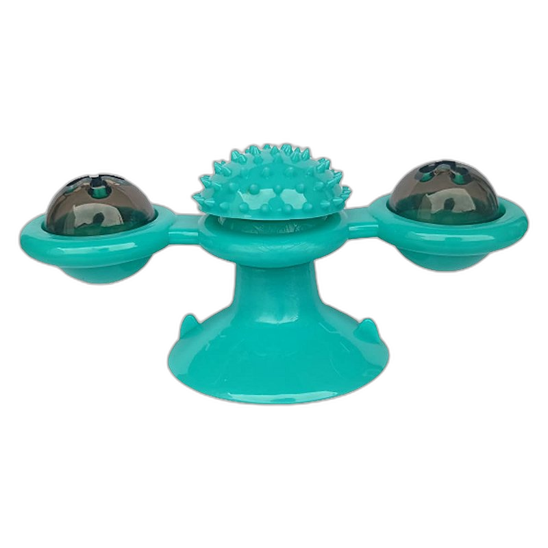 Brinquedo Giratório para Gatos - Azul Piscina