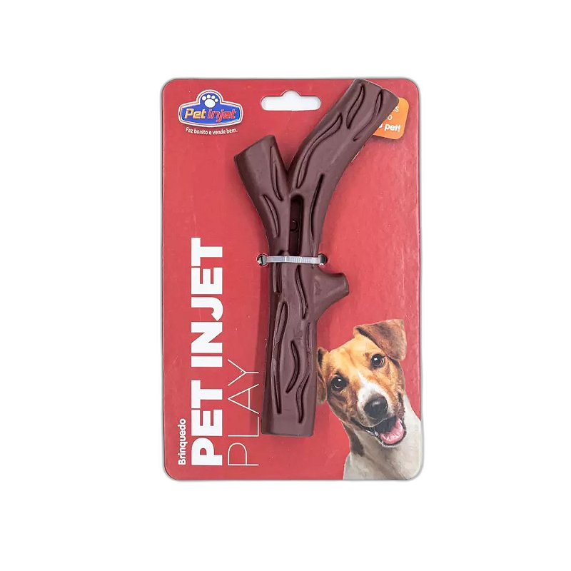 Brinquedo Pet Play Graveto para Cães - Marrom