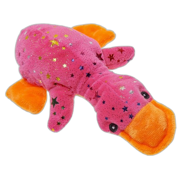Brinquedo Pelúcia Patinho Brilhante para cães - Rosa