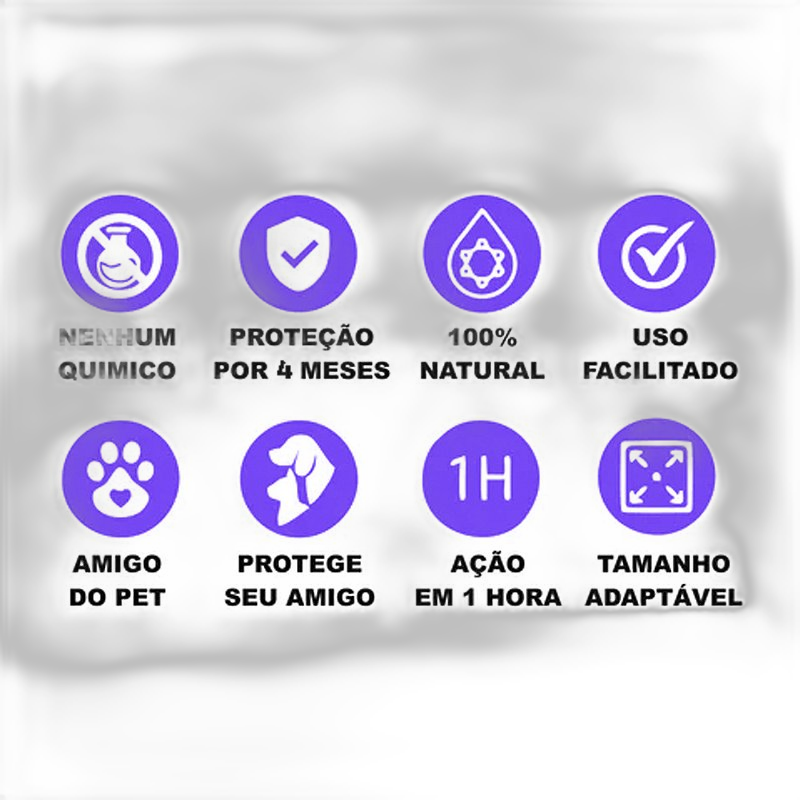 Coleira Antipulgas e Carrapatos Safe Pet para Cachorros - foto 2
