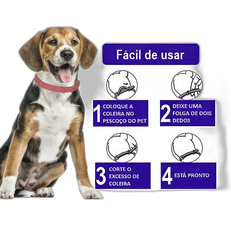 Coleira Antipulgas e Carrapatos Safe Pet para Cachorros - foto 4