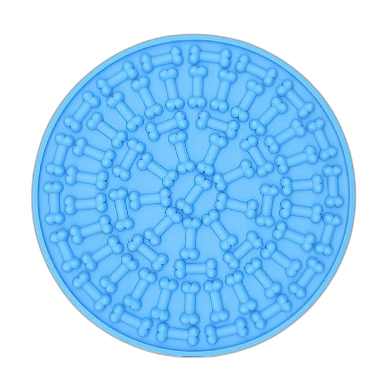 Comedouro Interativo de Silicone - Azul