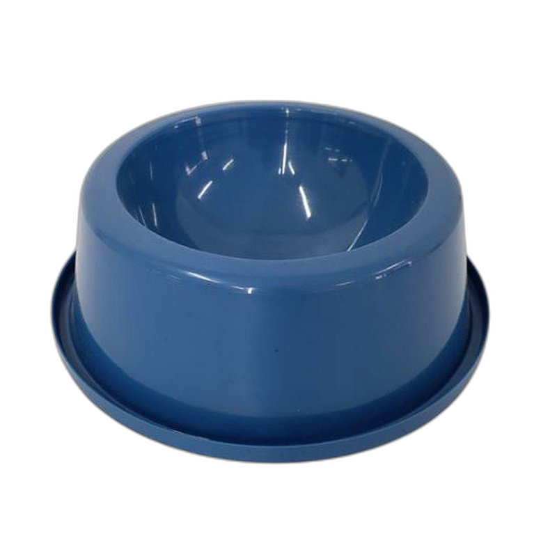 Comedouro Plástico Anti-formigas para Cães - Azul