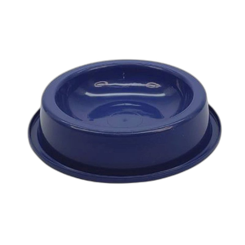 Comedouro Plástico Anti-formigas para Gatos - Azul