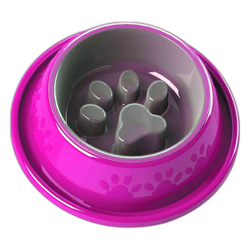 Comedouro 5 em 1 Coma Melhor para Cães - Rosa