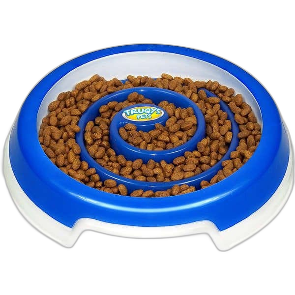 Comedouro Truqys Pets Slow Food - Azul - foto 2