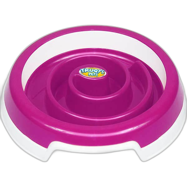 Comedouro Truqys Pets Slow Food - Rosa