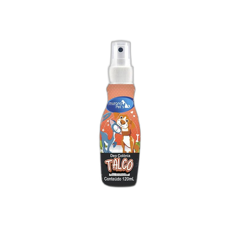 Colônia Fragrância Talco para Cães e Gatos - 120ml