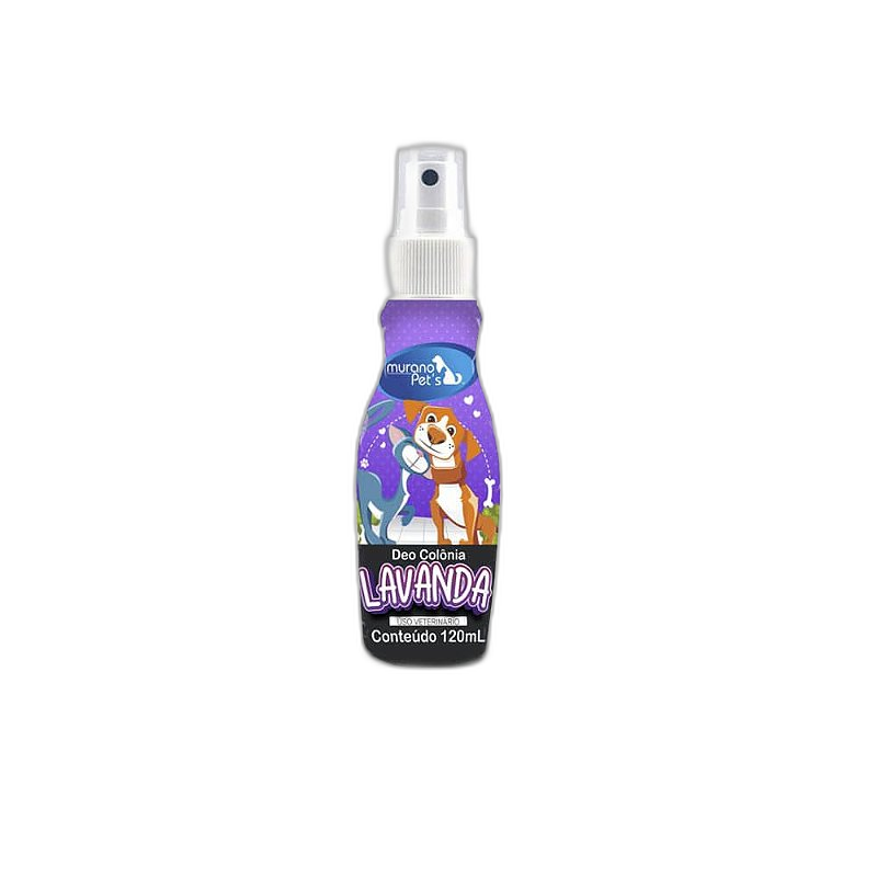 Colônia Fragrância Lavanda para Cães e Gatos - 120ml