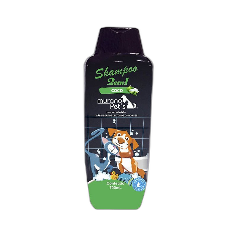 Shampoo 2 em 1 M. Pet's Coco para Cães e Gatos - 700ml