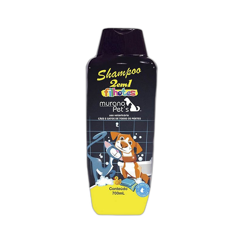 Shampoo 2 em 1 M. Pet's Filhotes para Cães e Gatos - 700ml