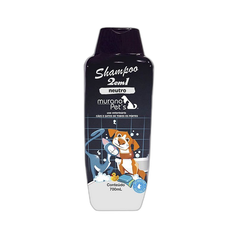 Shampoo 2 em 1 M. Pet's Neutro para Cães e Gatos - 700ml