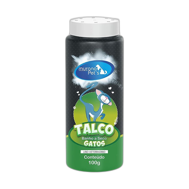 Talco Banho a Seco para Gatos - 100g