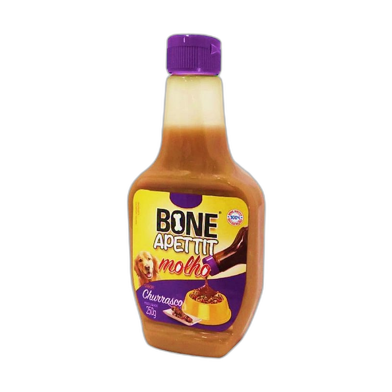 Molho Bone Apettit Churrasco para cães - 250 g