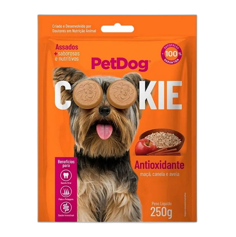Biscoito PetDog Cookie Antioxidante para Cães - 250g