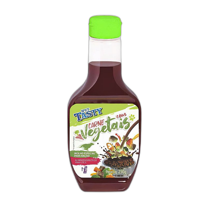 Molho Sabor Carne e Vegetais para Cães - 250g