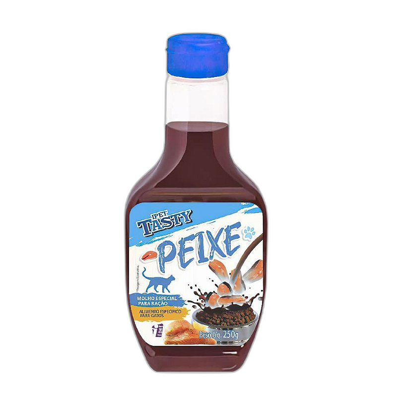 Molho Sabor Peixe para Gatos - 250g